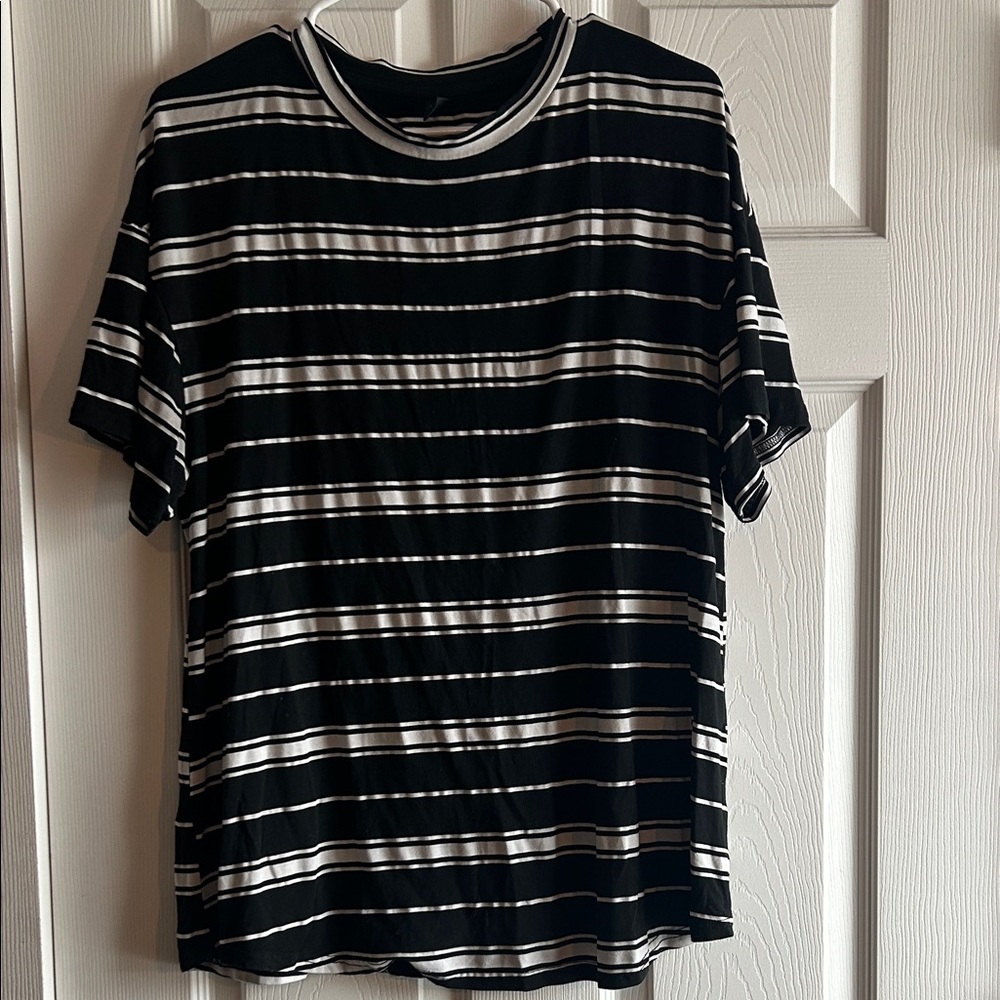 Striped Black and White T-Shirt